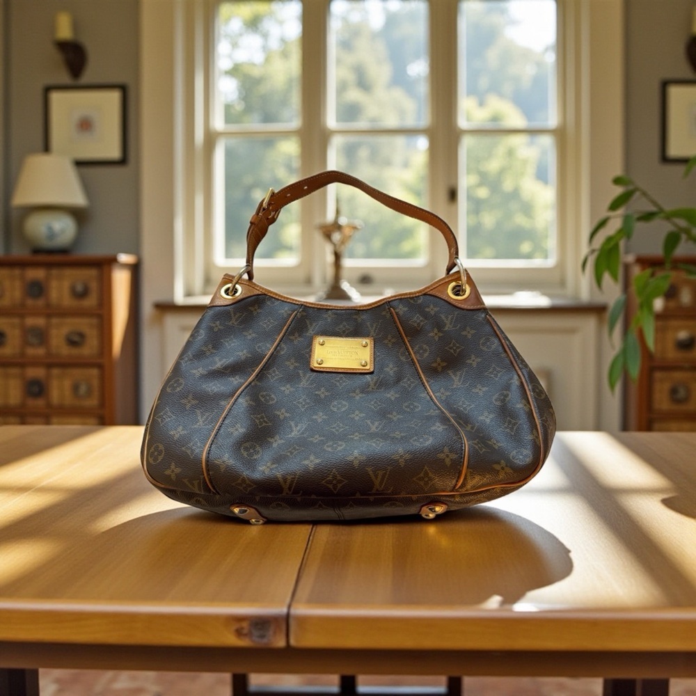 Louis Vuitton Monogram Brown and Tan Shoulder Bag - Picture 6 of 7